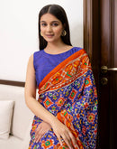 Ready To Wear Patola Chinnon Printed Saree
