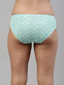 Amelie 102 Printed Cotton Hipster Panty for Women - Assorted Colours AS01