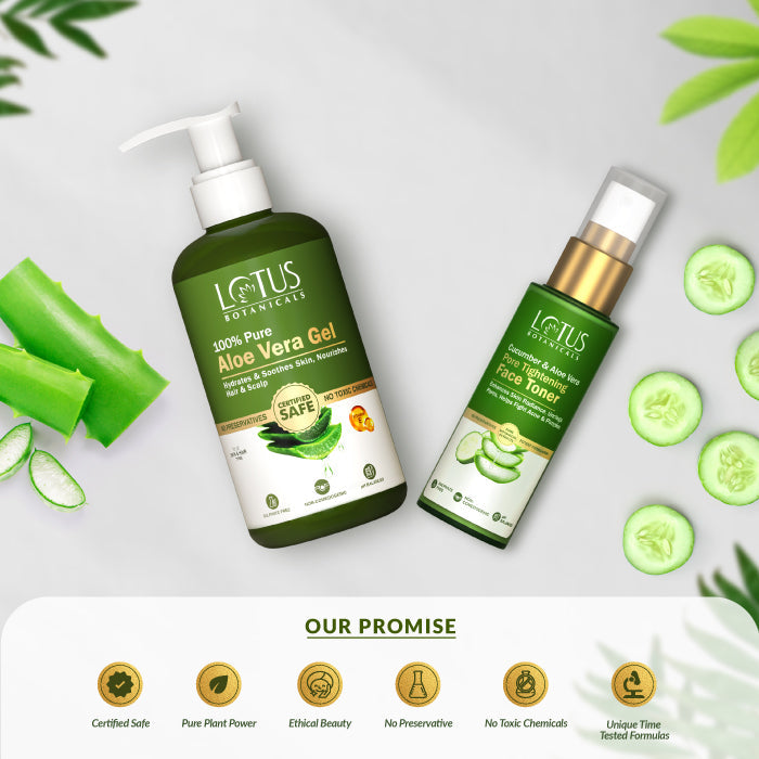 100% Pure Aloe Vera Skin Purifying Combo