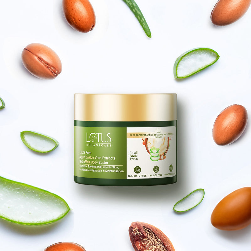 100% Pure Argan & Aloe Vera Extracts HydraMelt Body Butter