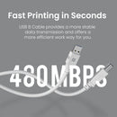Printlink 5 - USB A To USB B For Printer 5M Cable