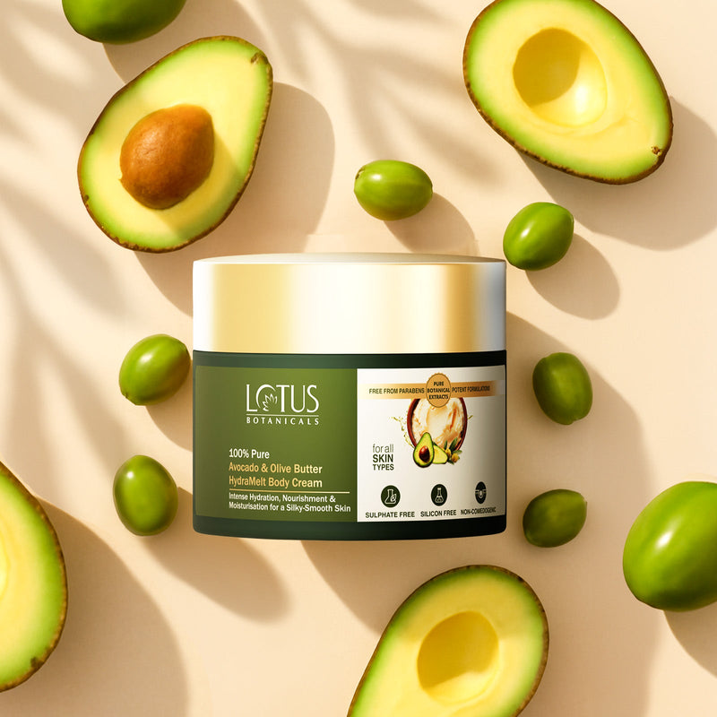 100% Pure Avocado & Olive Butter HydraMelt Body Cream