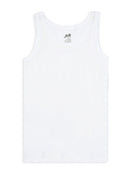 WV001 Kids Boys Solid Cotton White Vest | Free Games Included