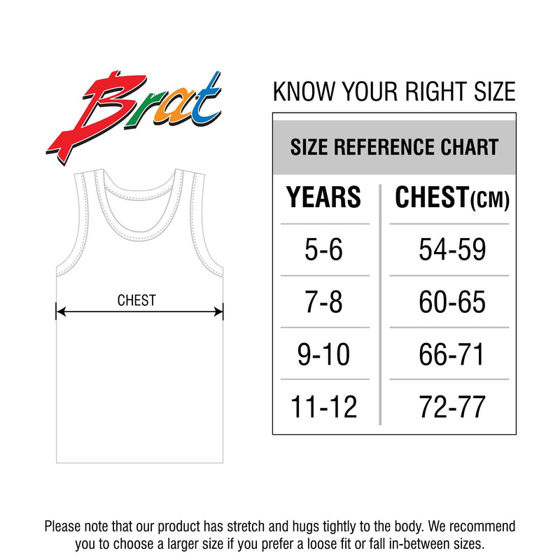 WV001 Kids Boys Solid Cotton White Vest | Free Games Included