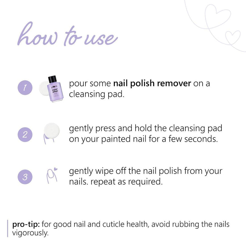 Plum Color Affair Nail Polish Remover