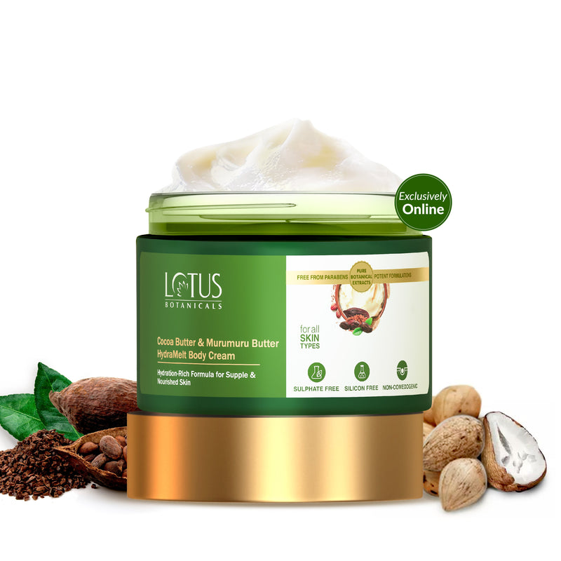 100% Pure Cocoa Butter & Murumuru Butter HydraMelt Body Cream
