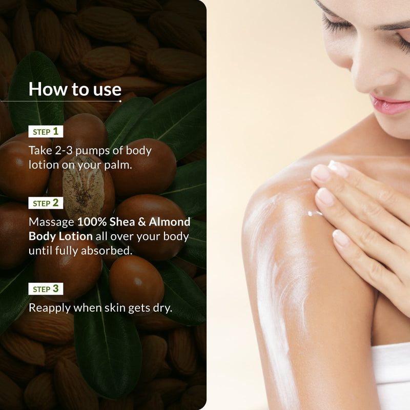 100% Shea & Almond Body Lotion