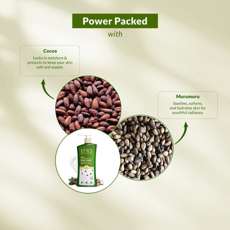 100% Cocoa & Murumuru Body Lotion