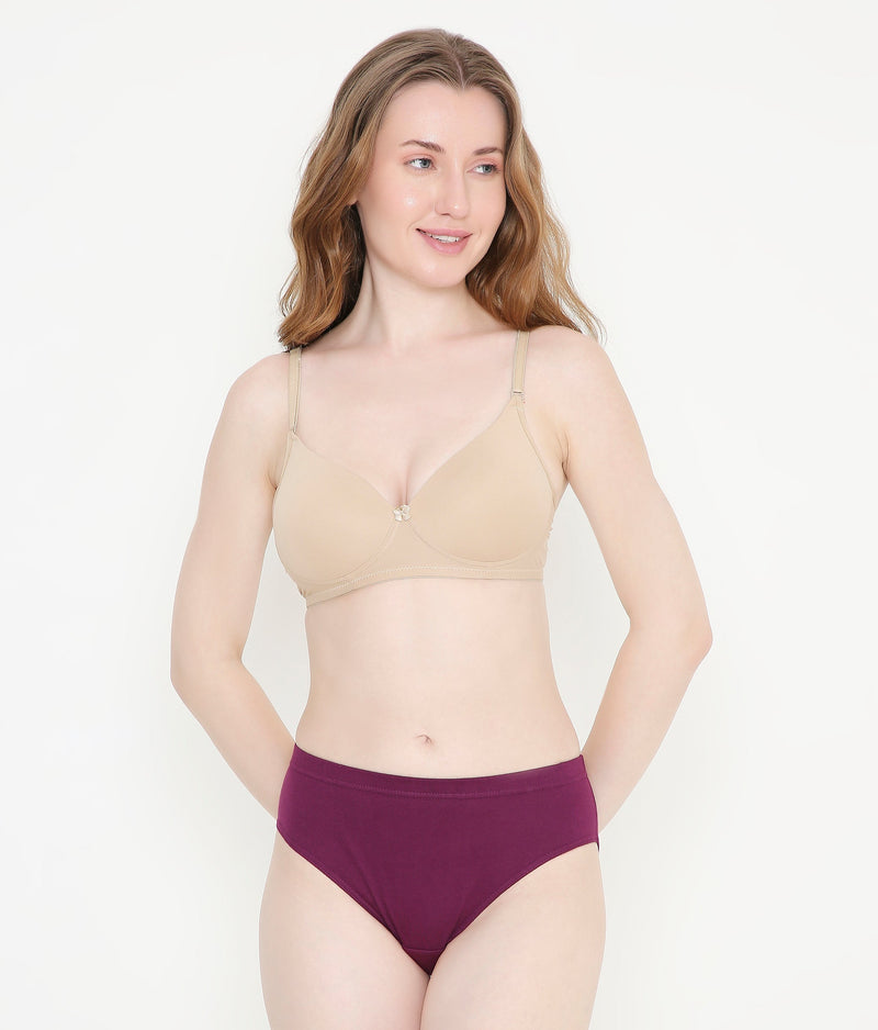 Silky Soft Second Skin T-Shirt Bra | Padded | Full Coverage bra