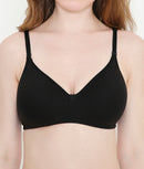 Solid Black Lightly Padded Everyday T-Shirt Bra