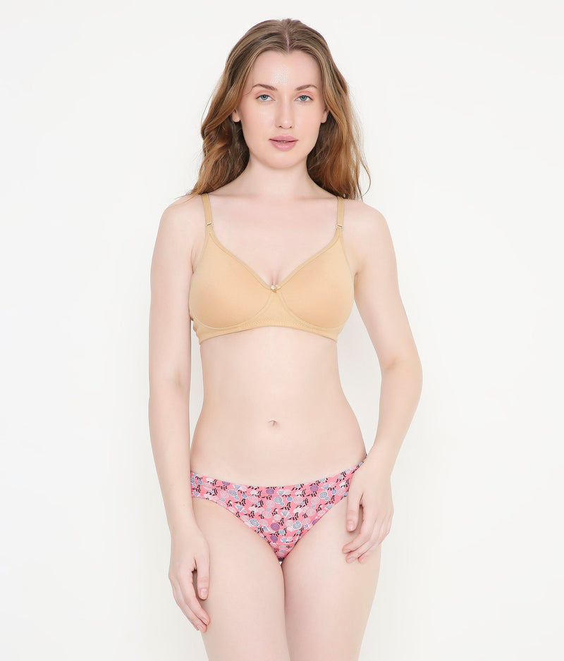 Solid Skin Lightly Padded Everyday T-Shirt Bra