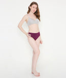 Everyday Comfort Padded Stretchable Cotton T-Shirt Bra - Light Grey