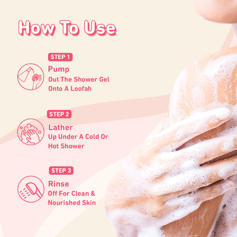 Feelin' So Rose Shower Gel by Plum BodyLovin'