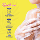 Plum BodyLovin' Hawaiian Rumba Shower Gel (100ml) | Body Wash | Travel-Friendly | Beachy Fragrance | Super-Lathering