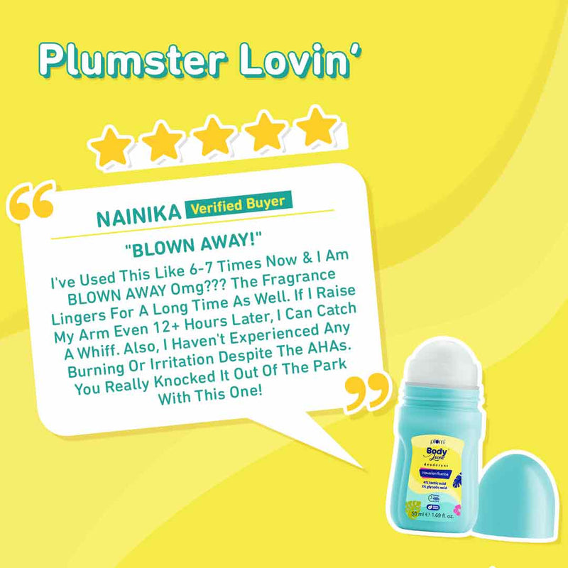 Hawaiian Rumba Deodorant Roll On by Plum BodyLovin'