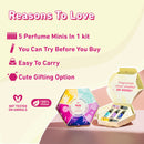 Perfume Discovery Set by Plum BodyLovin’( set of 5 perfumes)