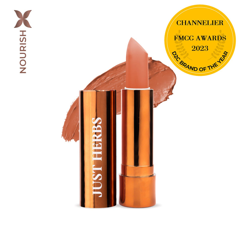 Just Herbs Ultra Matte Lipstick: Nude Allure 15