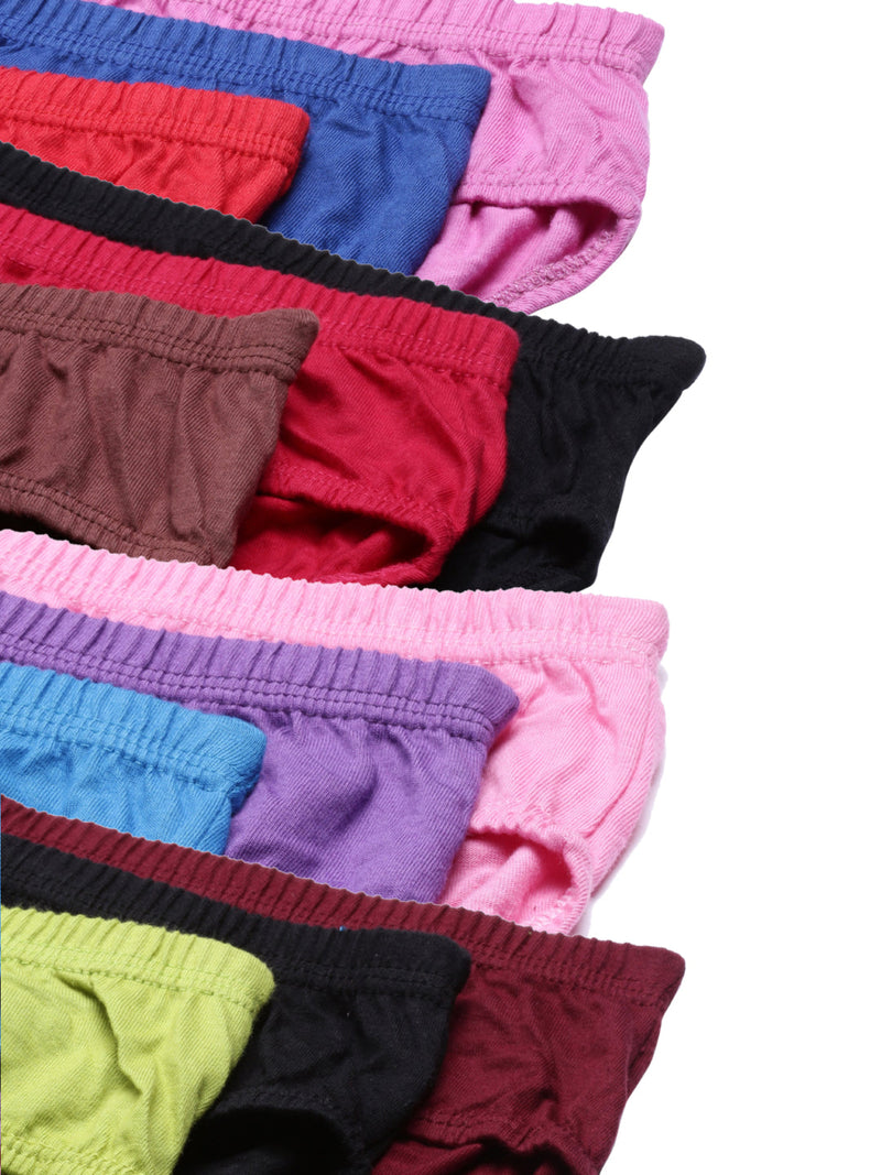 Amelie 101 Solid Soft Cotton Hipster Panty for Women - Assorted Colours AS02