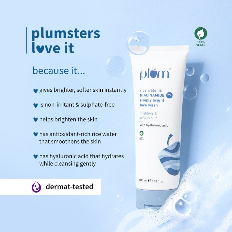 2% Niacinamide & Rice Water Face Wash