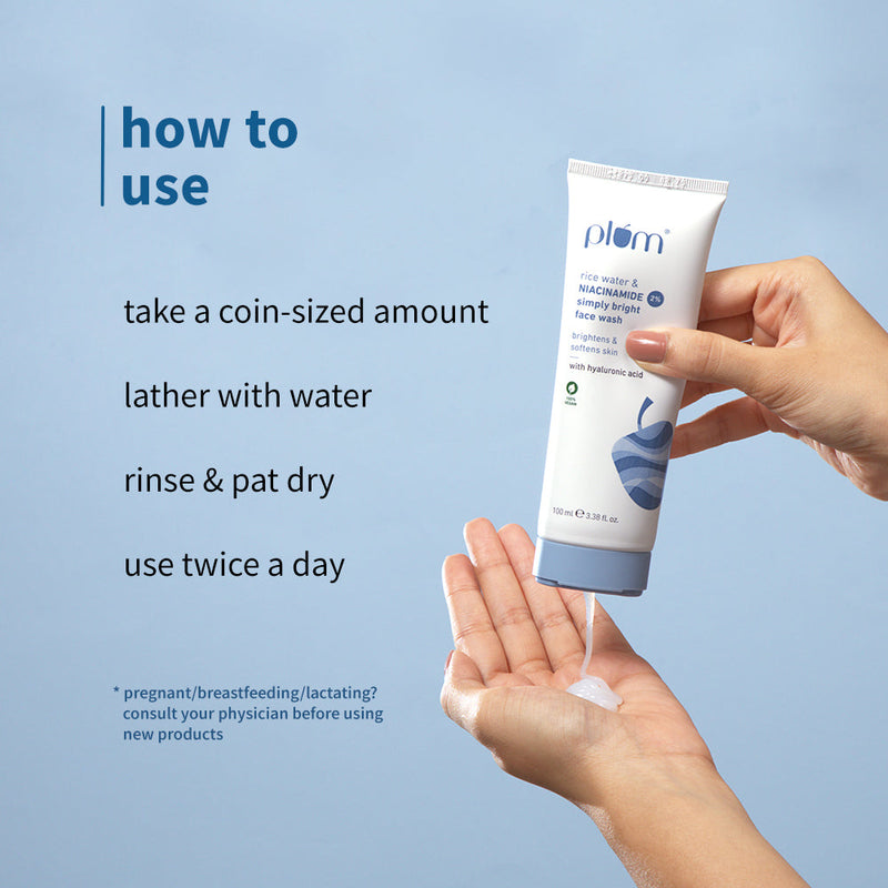 2% Niacinamide & Rice Water Face Wash