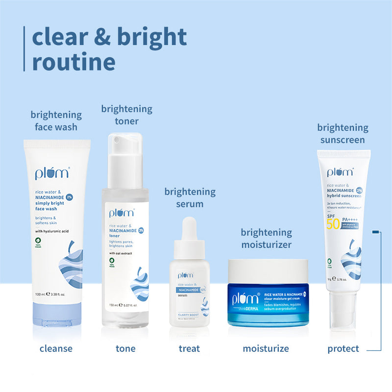 2% Niacinamide & Rice Water SPF 50 PA++++ Brightening Sunscreen