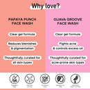 Papaya Punch Facewash + Guava Groove Facewash