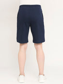 Men 002 Active Cotton Shorts - Navy Blue