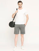 Men 001 Cotton Performance Shorts - Charcoal Melange