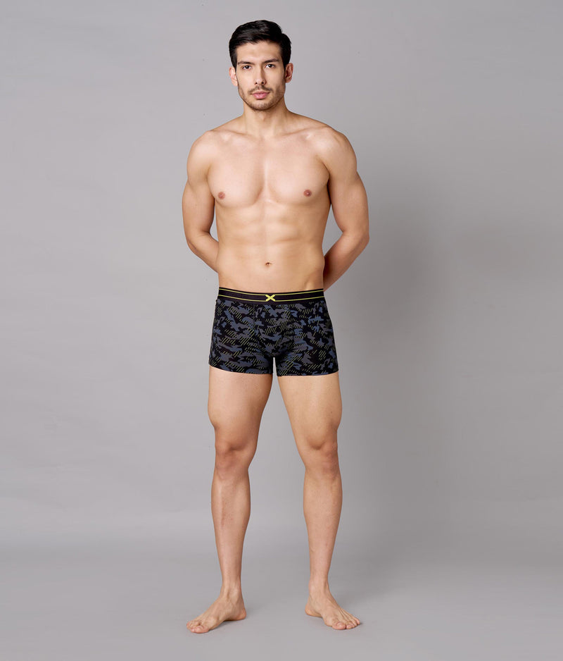 X-Rage Camo Print Micro Modal Trunks