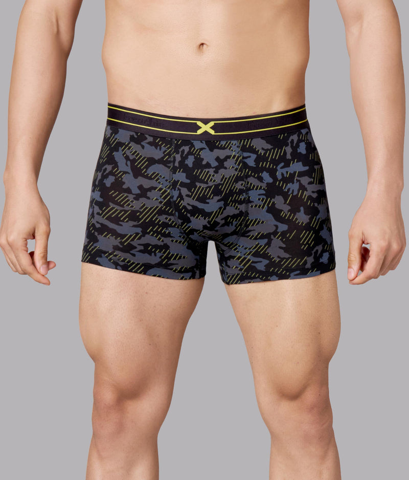 X-Rage Camo Print Micro Modal Trunks
