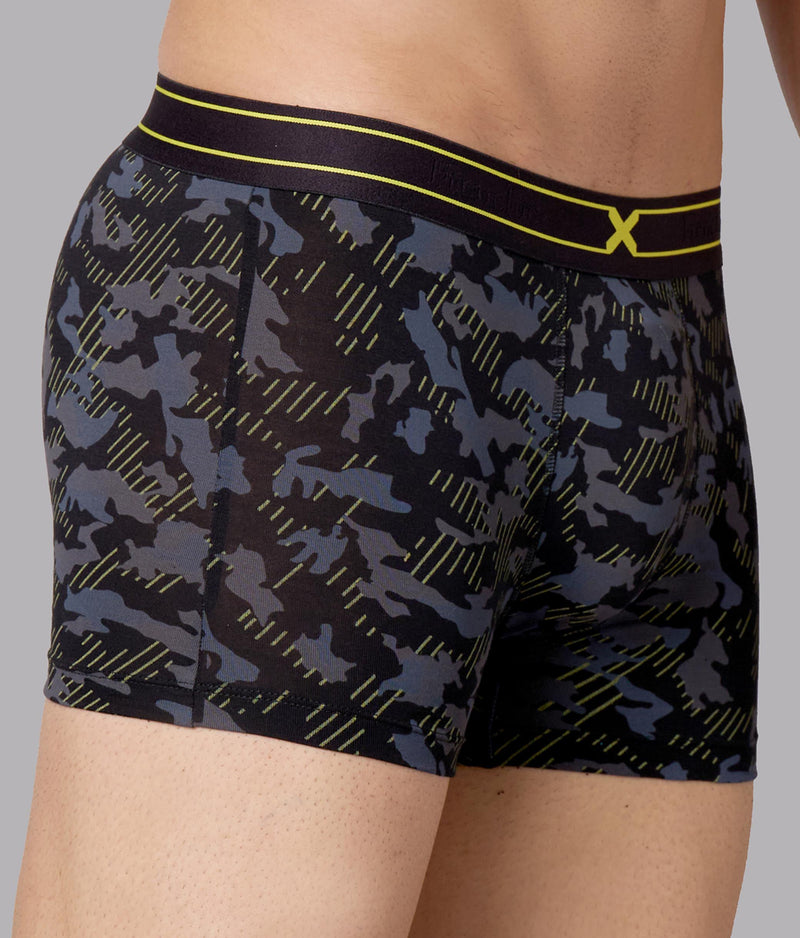 X-Rage Camo Print Micro Modal Trunks