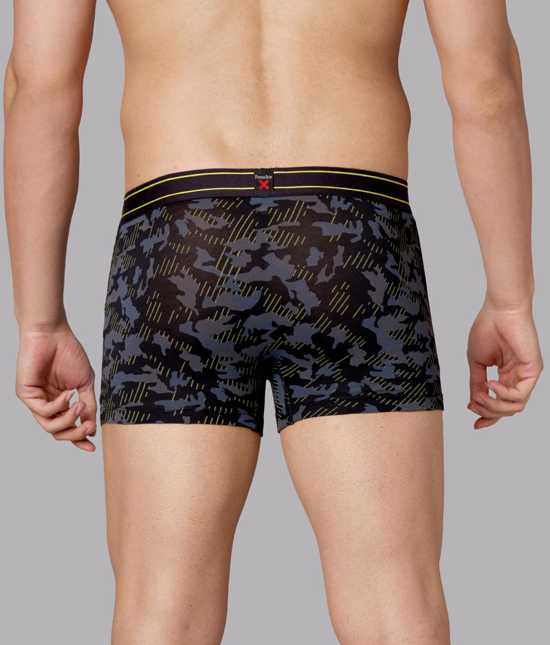 X-Rage Camo Print Micro Modal Trunks