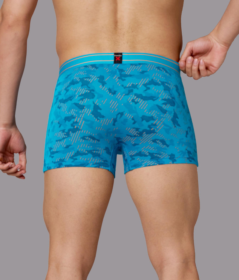 X-Rage Camo Print Micro Modal Trunks