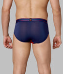 X-Groove Adrenaline Red Micro Modal Cotton Briefs for Men