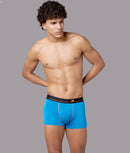 X-Drip Solid French Blue Micro Modal Trunks for Men