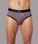 X-Hype Solid Castel Rock Grey Tencel Micro Modal Briefs