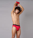 X-Lows Solid Adrenaline Red Micro Modal Briefs