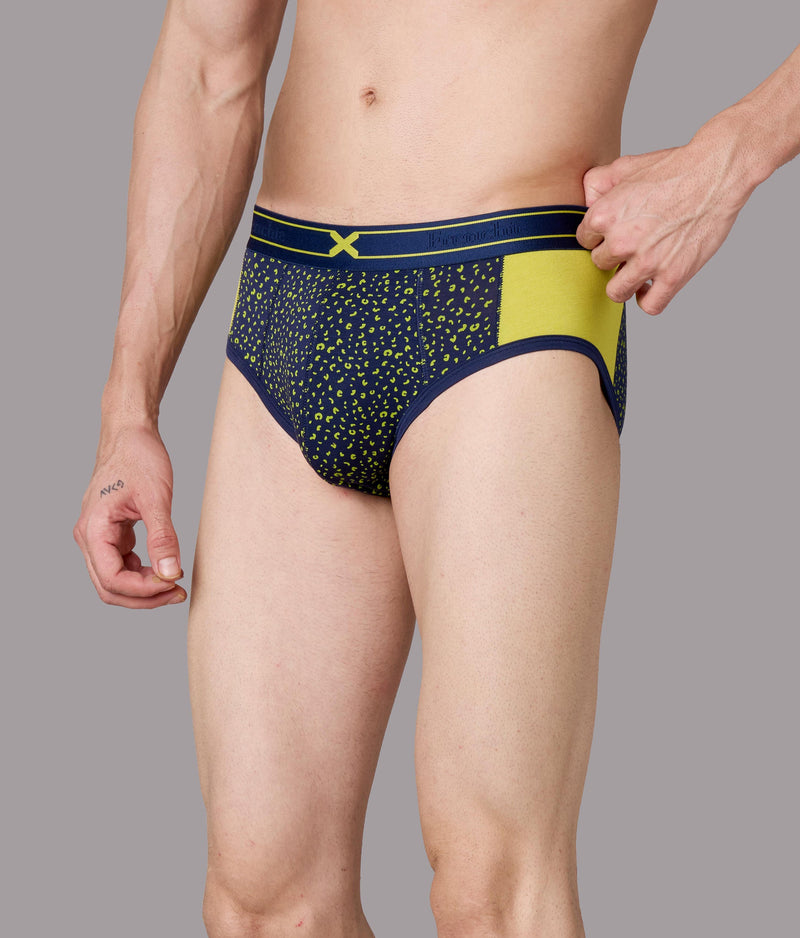 X-LIT | Go Wild Leopard Print Micro Modal Briefs