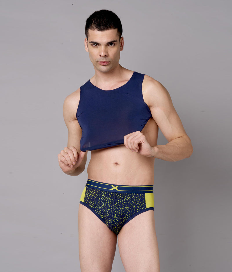 X-LIT | Go Wild Leopard Print Micro Modal Briefs