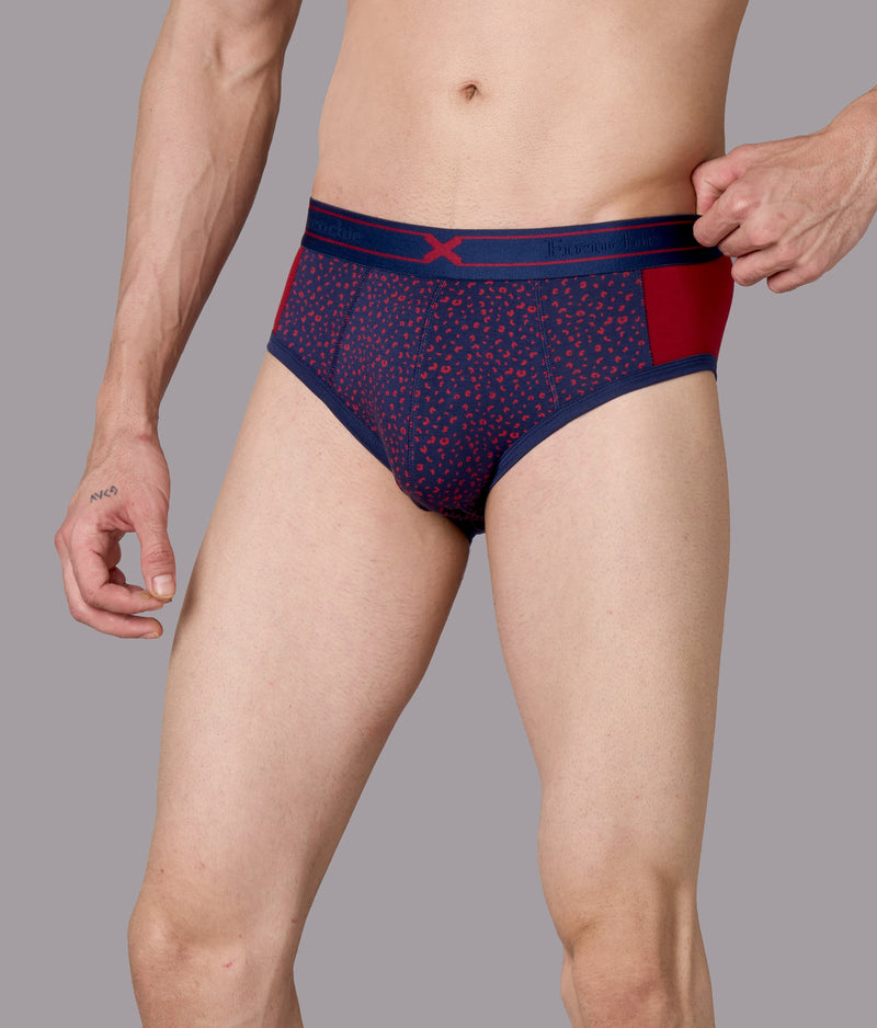 X-LIT | Go Wild Leopard Print Micro Modal Briefs