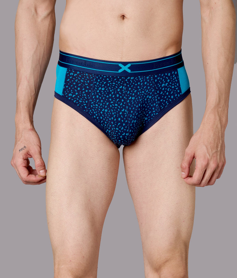 X-LIT | Go Wild Leopard Print Micro Modal Briefs