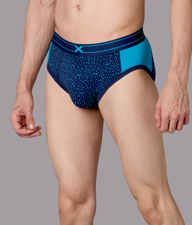 X-LIT | Go Wild Leopard Print Micro Modal Briefs