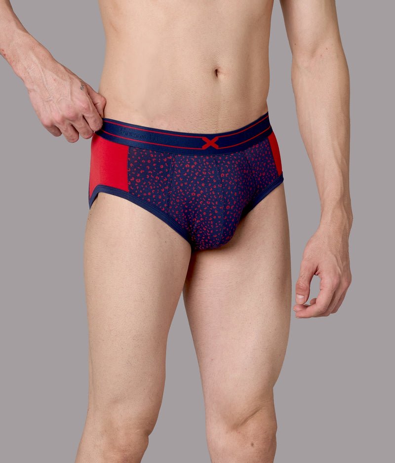 X-LIT | Go Wild Leopard Print Micro Modal Briefs
