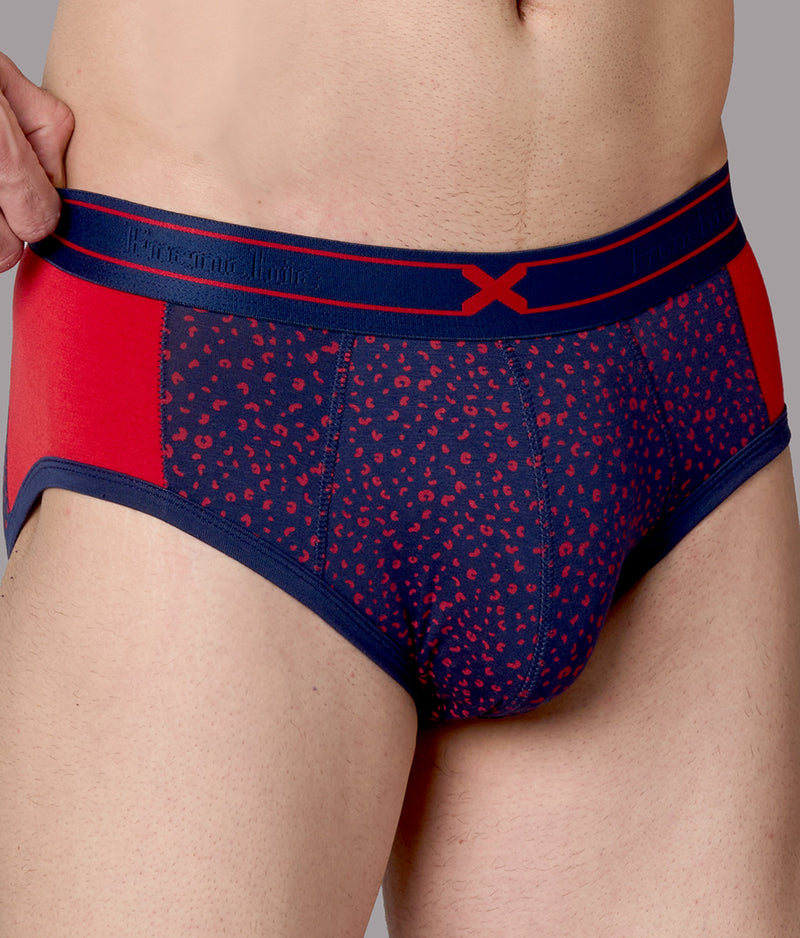 X-LIT | Go Wild Leopard Print Micro Modal Briefs