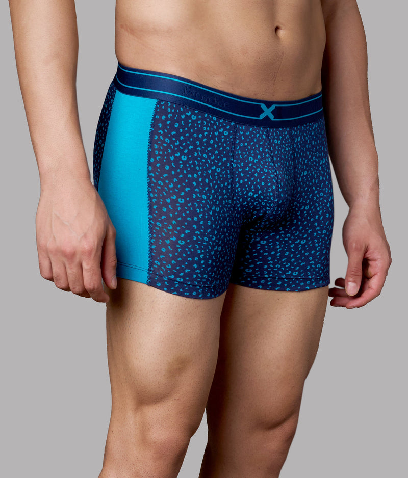 X-LIT | Go Wild Leopard Print Micro Modal Trunks
