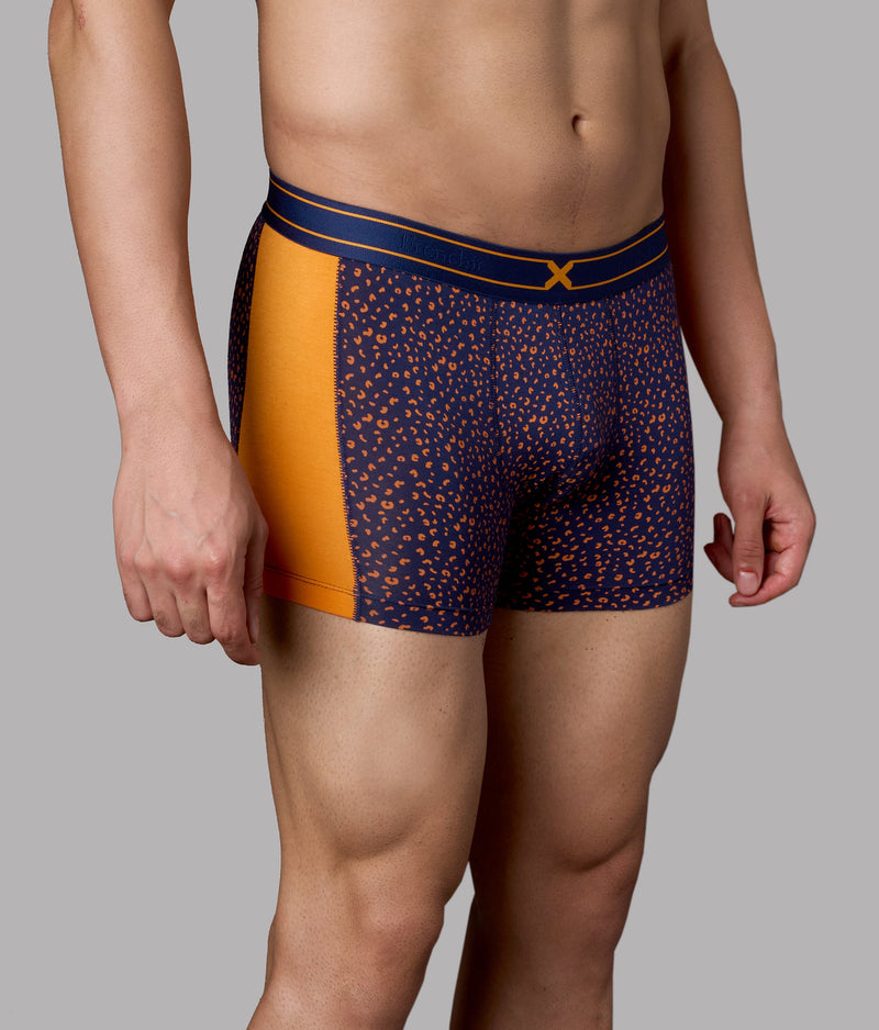 X-LIT | Go Wild Leopard Print Micro Modal Trunks