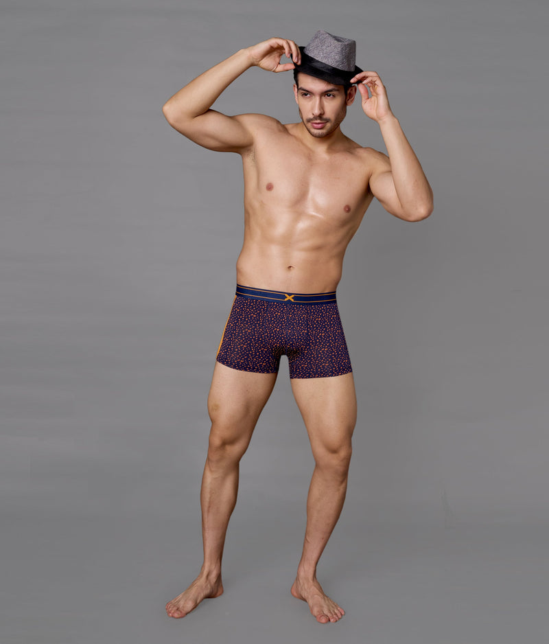 X-LIT | Go Wild Leopard Print Micro Modal Trunks