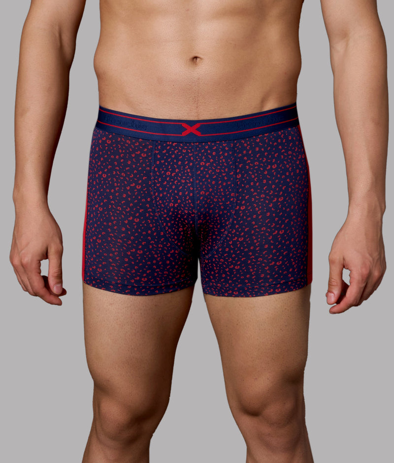 X-LIT | Go Wild Leopard Print Micro Modal Trunks