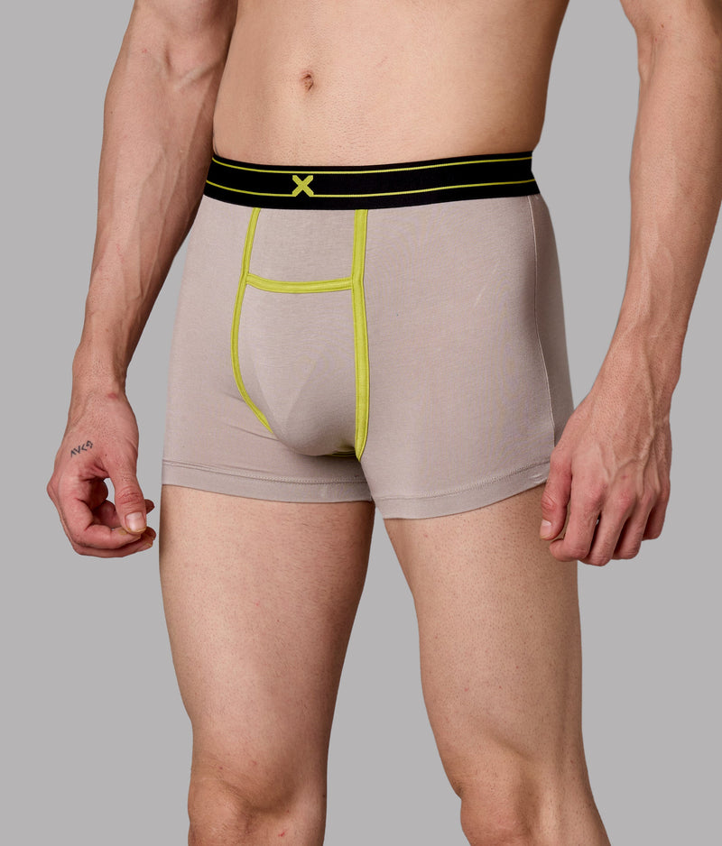 X-Rizz Solid Micro Modal Trunks for Men