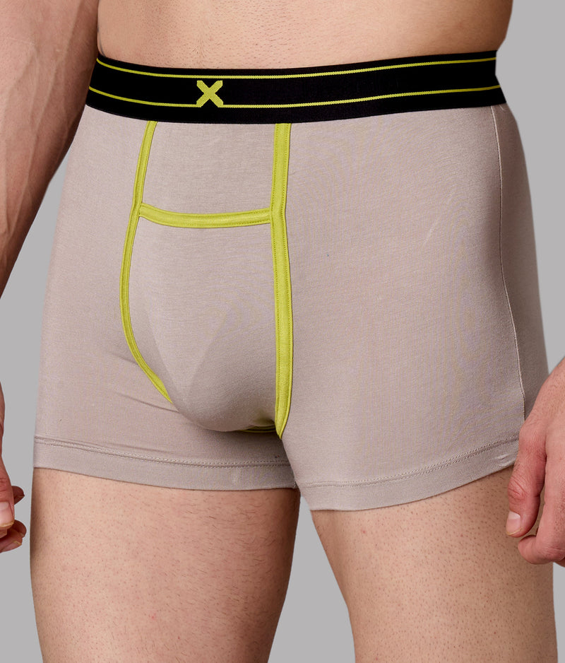 X-Rizz Solid Micro Modal Trunks for Men